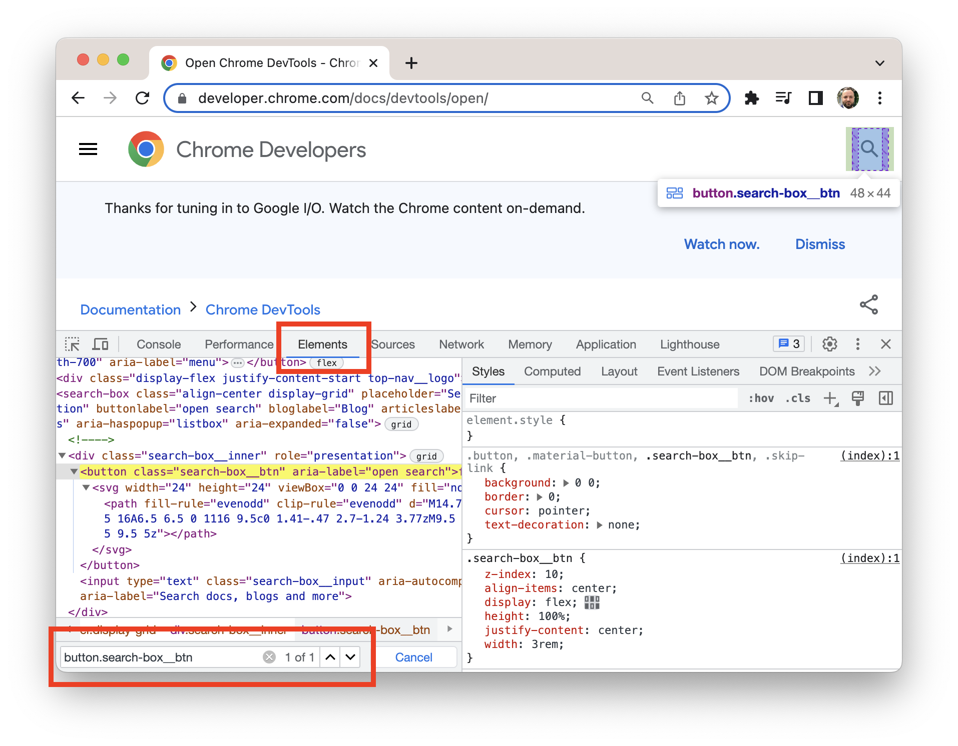 Google Chrome Devtools